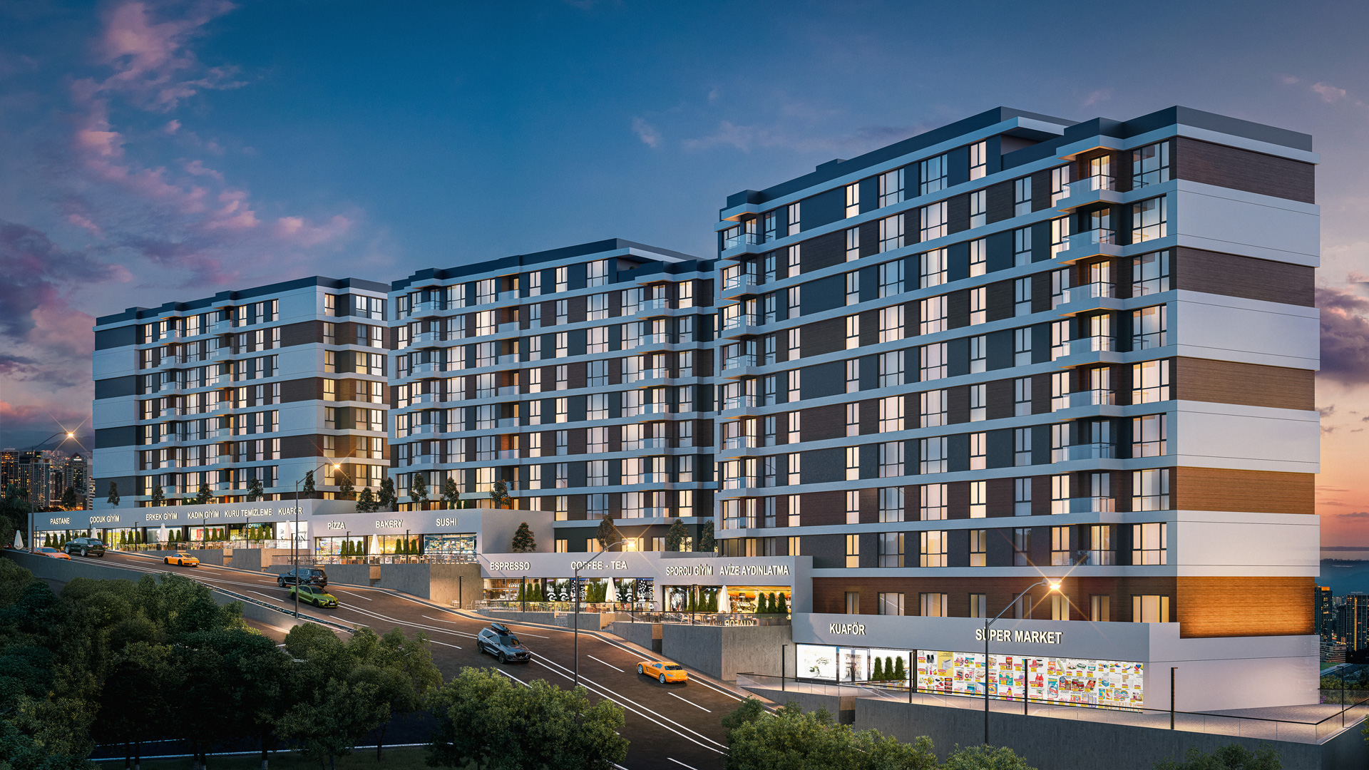 Doğayla İç İçe, Şehrin Kalbinde Bir Yaşam Sabiha Gökçen Havalimanı’nın hemen yanı başında, modern şehir yaşamının merkezinde yepyeni bir dünya yükseliyor: Kentev Yenişehir. 2